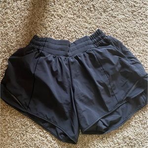 i am selling these black lulu shorts that are in great condition with no stains.